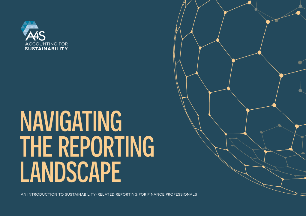 Navigating the Reporting Landscape