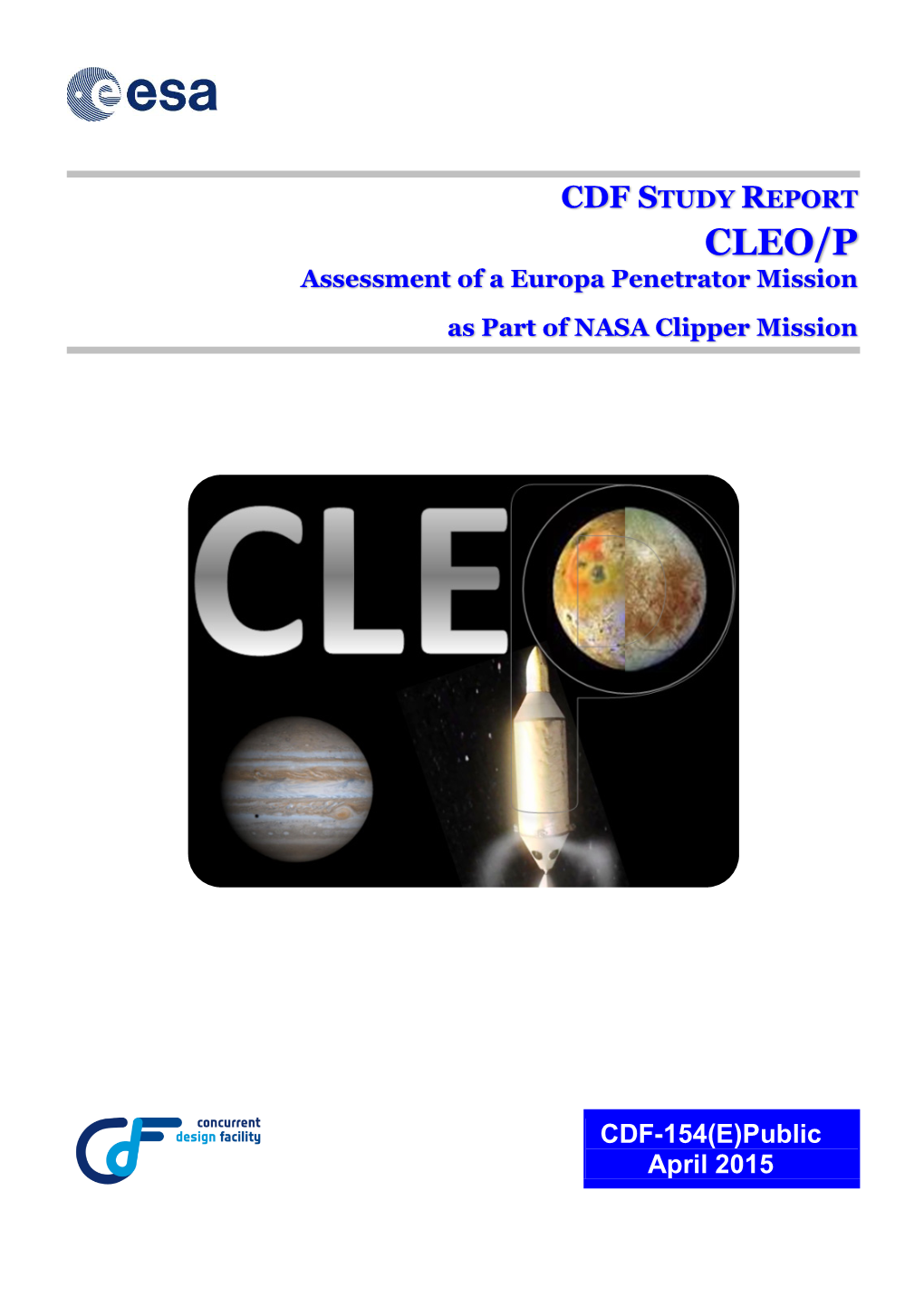 CLEO/P Assessment of a Europa Penetrator Mission As Part of NASA Clipper Mission