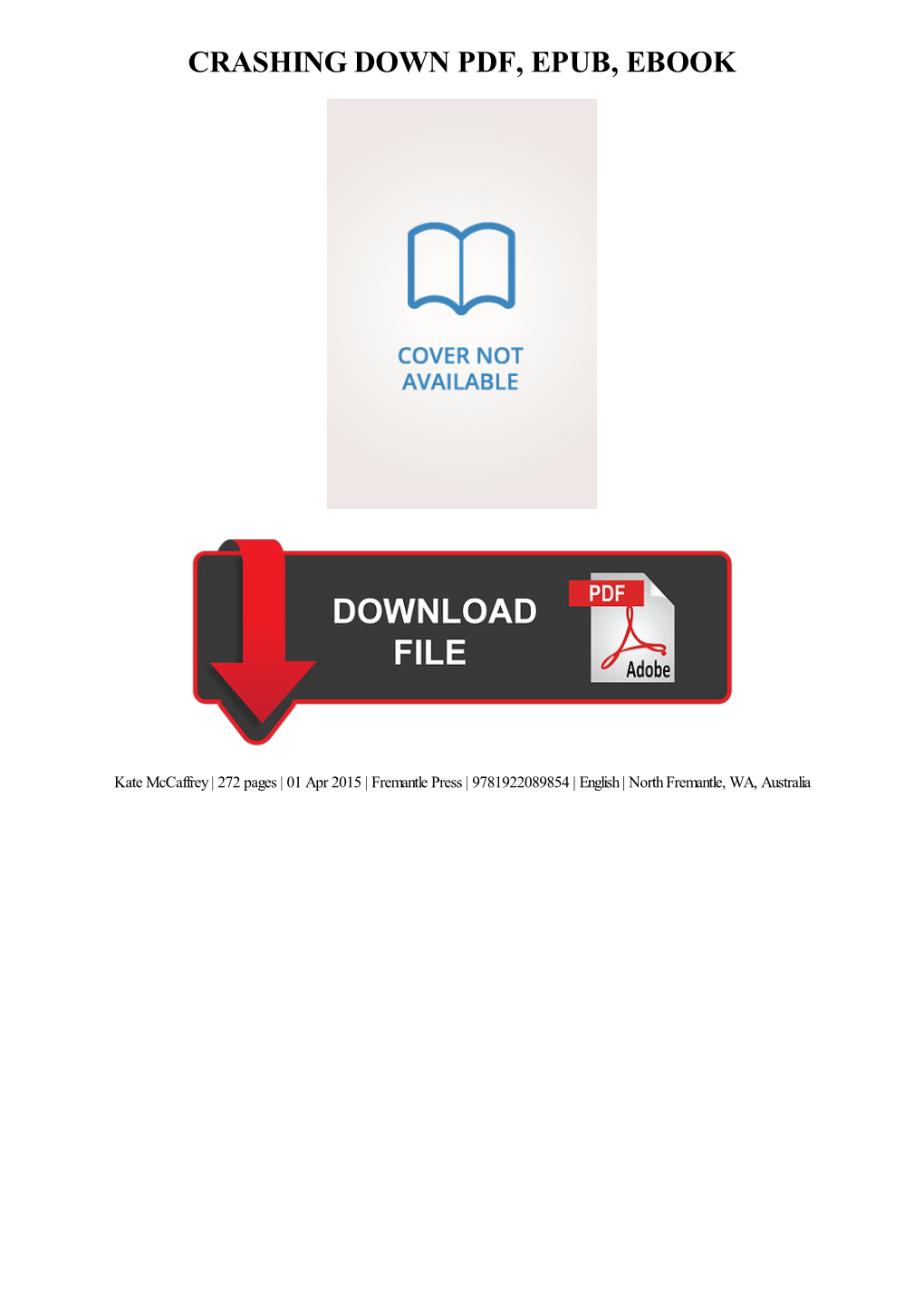 {Download PDF} Crashing Down Ebook Free Download