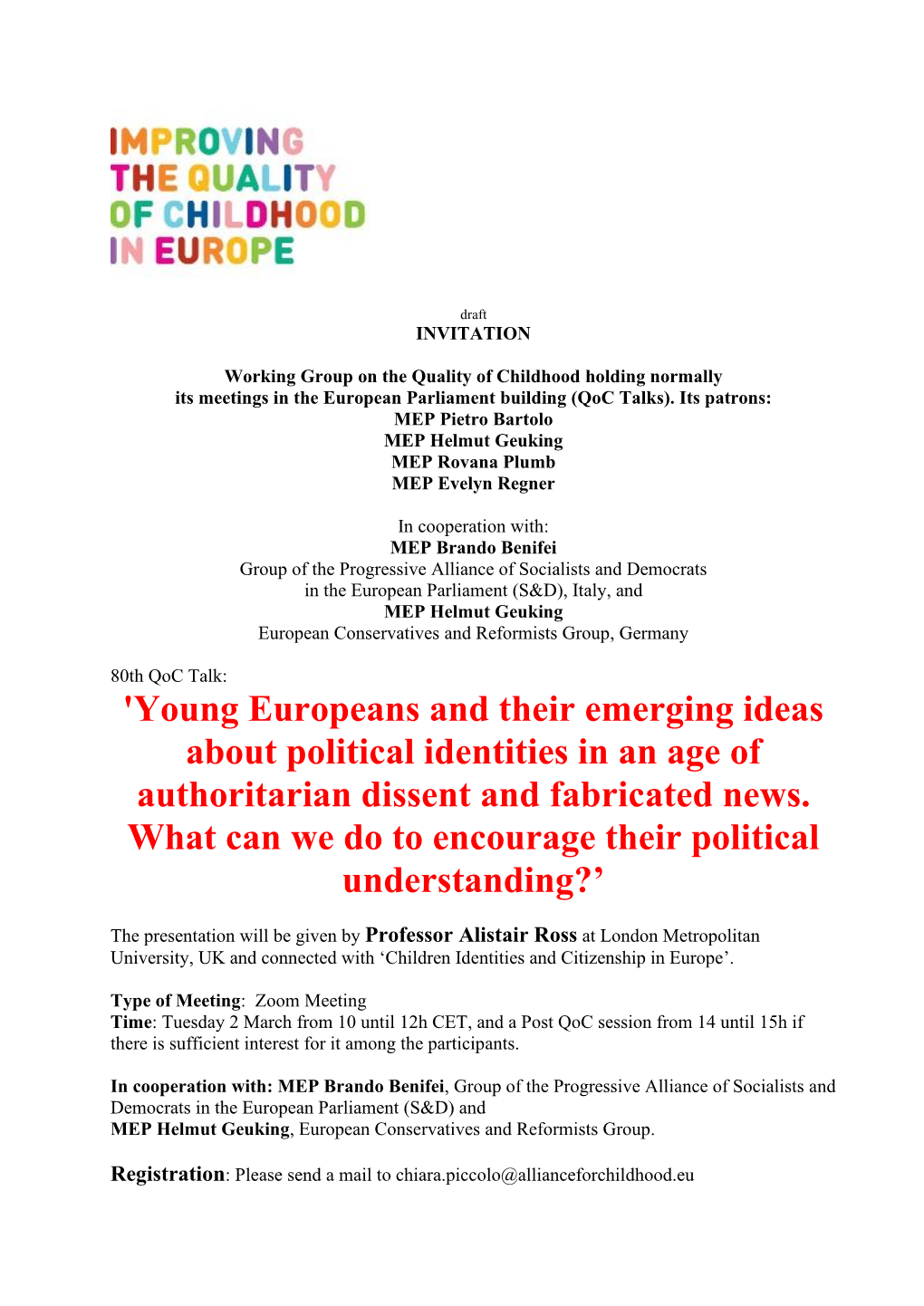 Young Europeans and Their Emerging Ideas About Political Identities in an Age of Authoritarian Dissent and Fabricated News