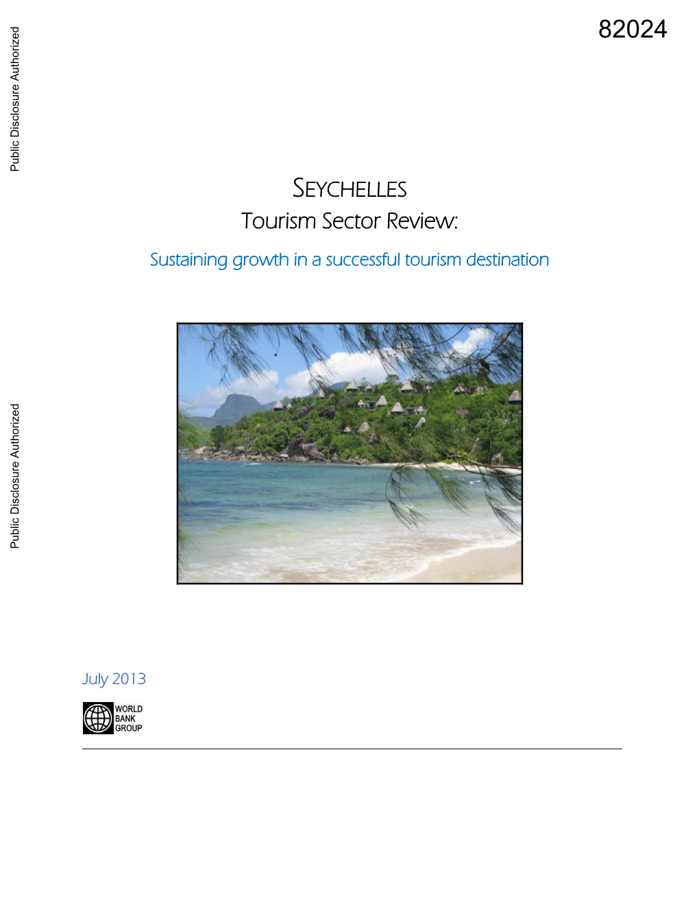 SEYCHELLES Tourism Sector Review: Sustaining Growth in a Successful Tourism Destination