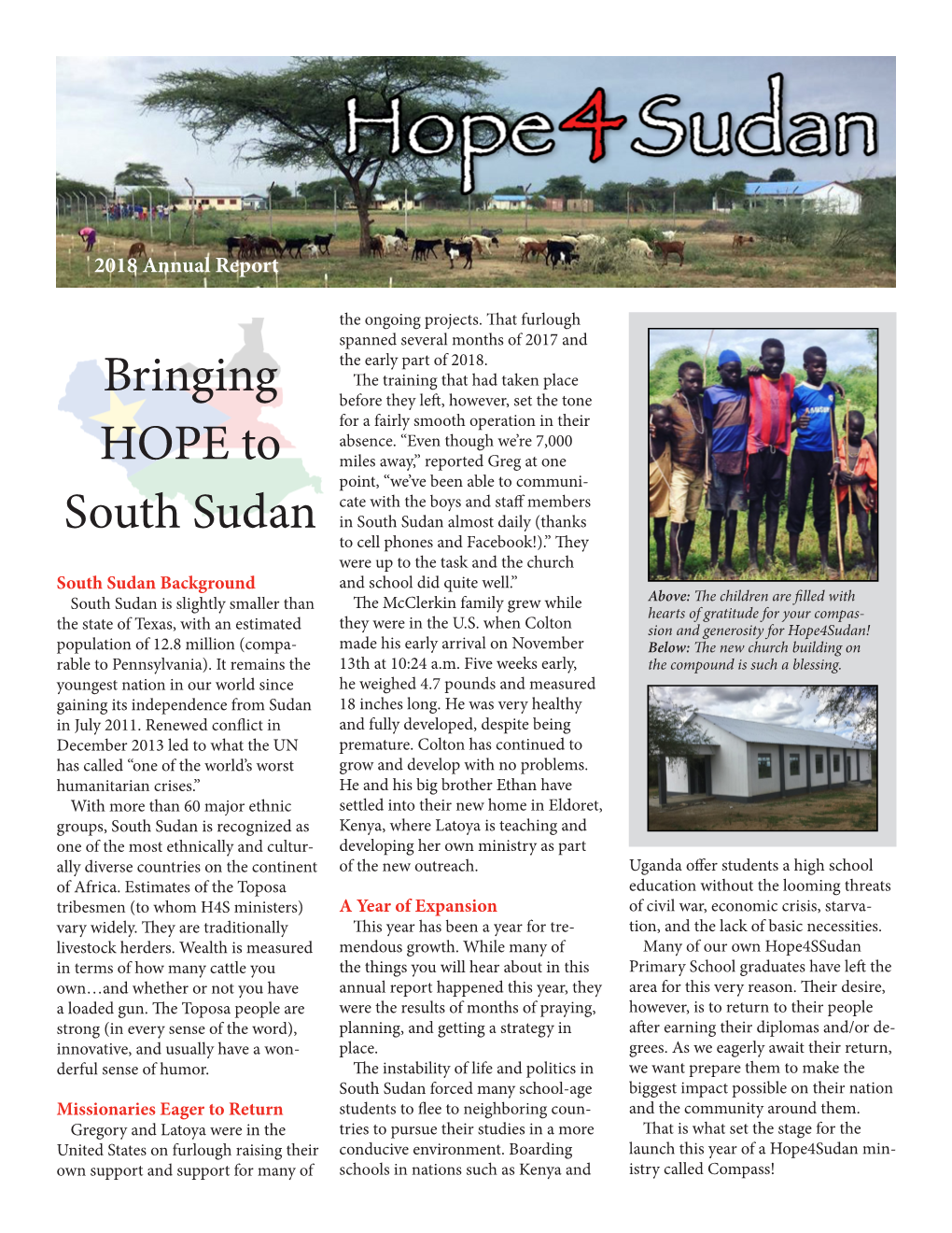 Bringing HOPE to South Sudan