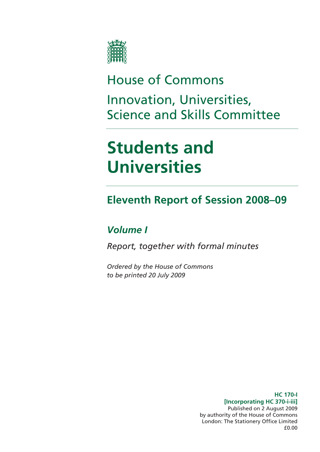 Students and Universities