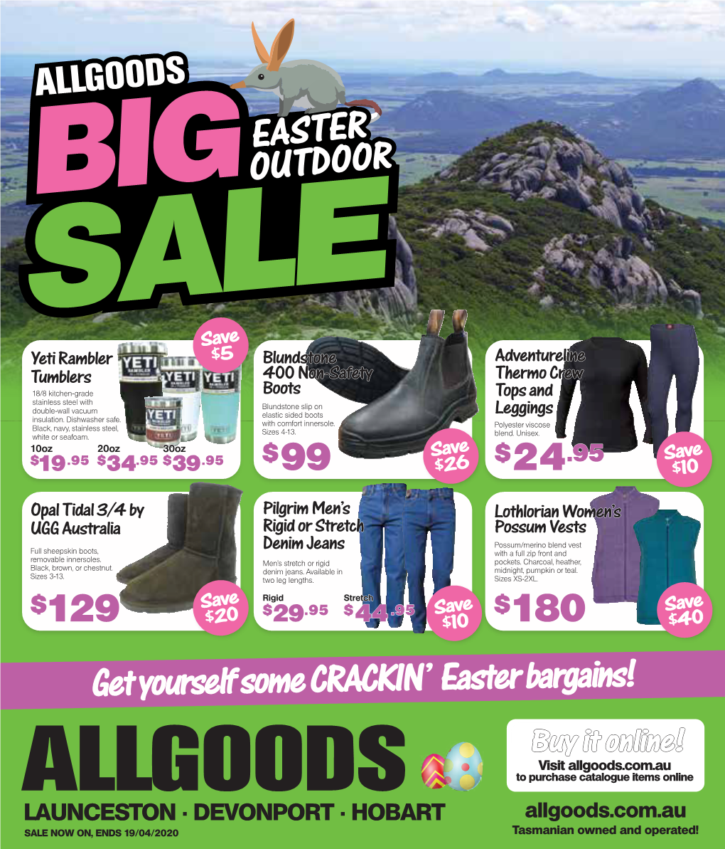 Get Yourself Some CRACKIN' Easter Bargains!