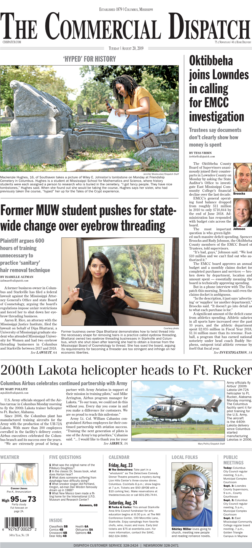 Former MUW Student Pushes for State- Wide Change Over Eyebrow