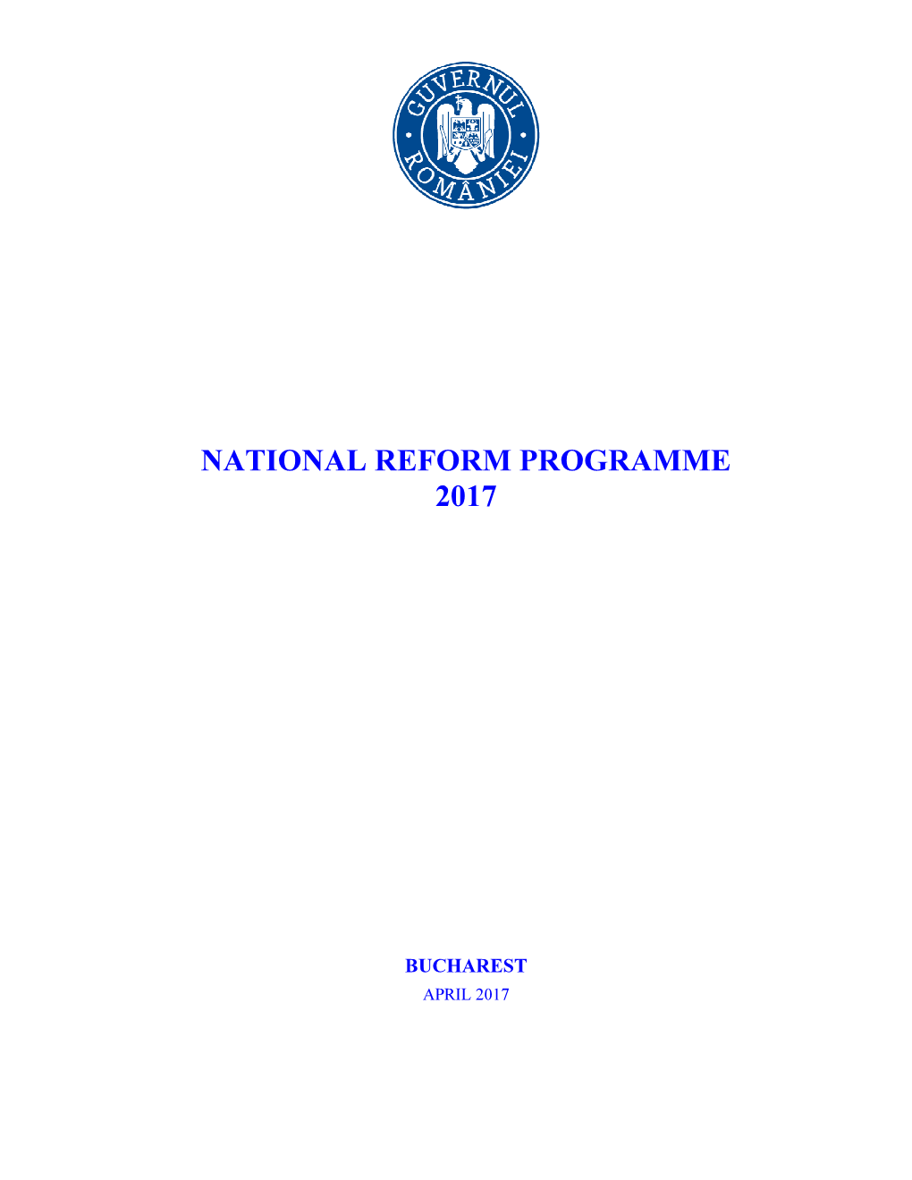 National Reform Programme 2017