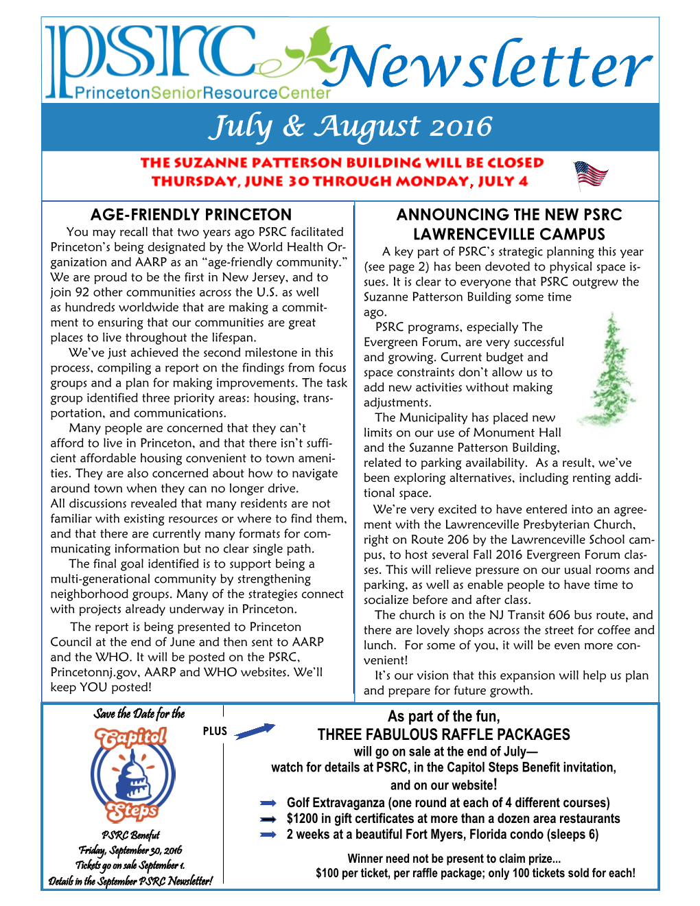 Newsletter July-August 2016