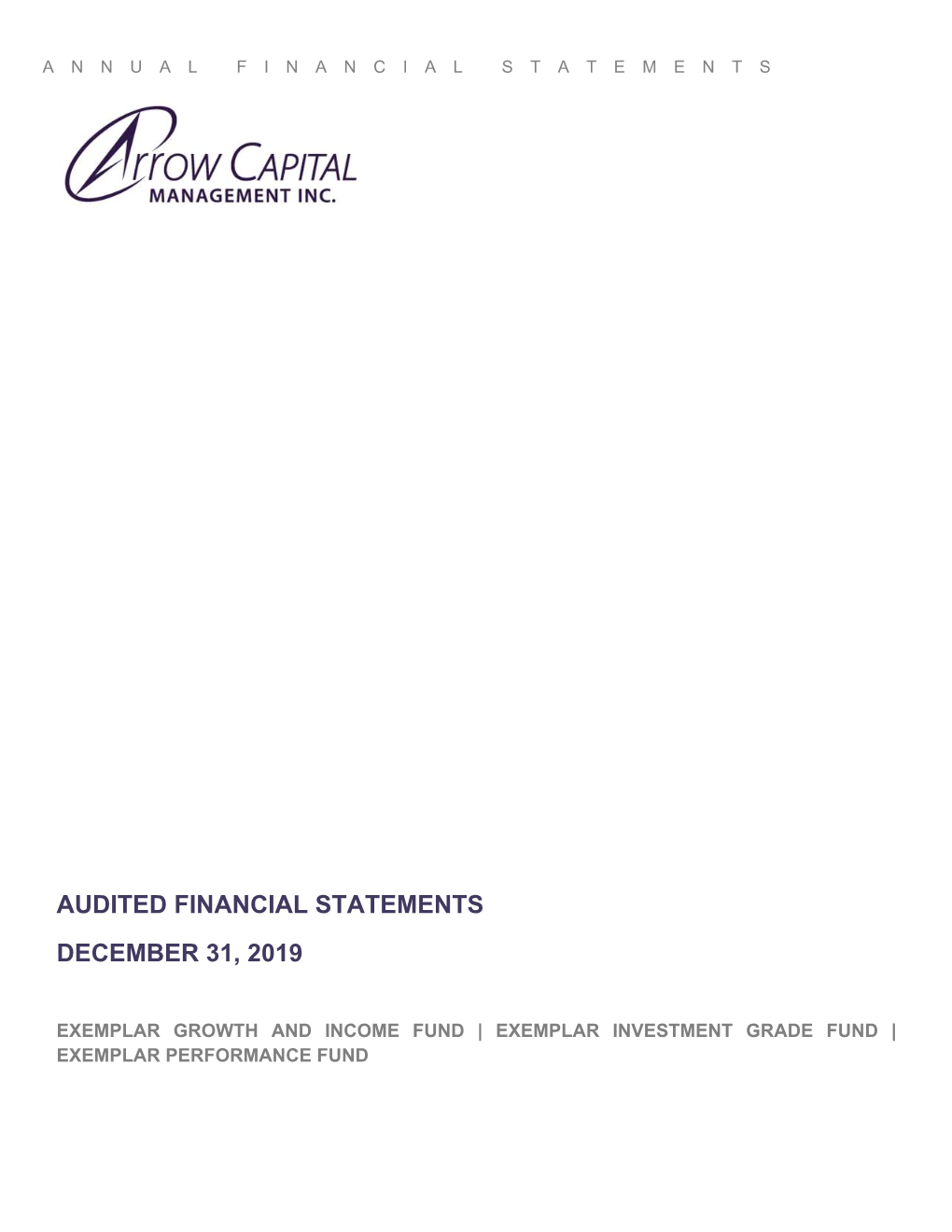 Audited Financial Statements December 31, 2019