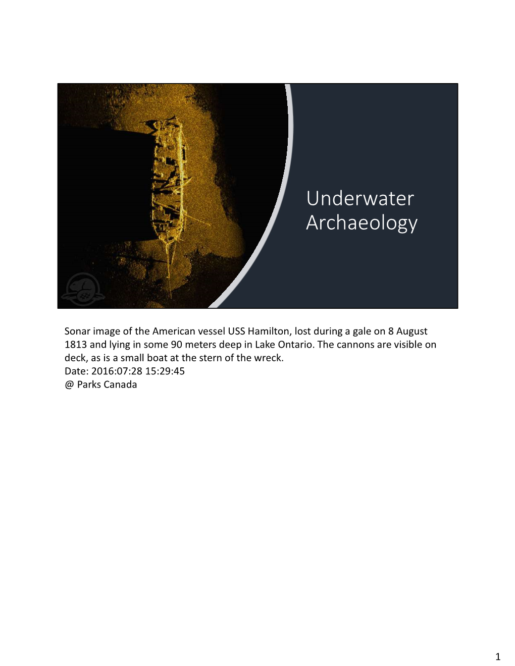 Underwater Archaeology