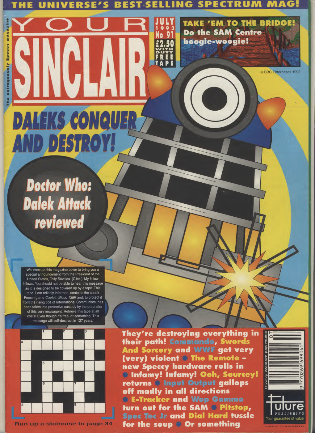 YOUR SINCLAIR July 1993 Mm JULY *91