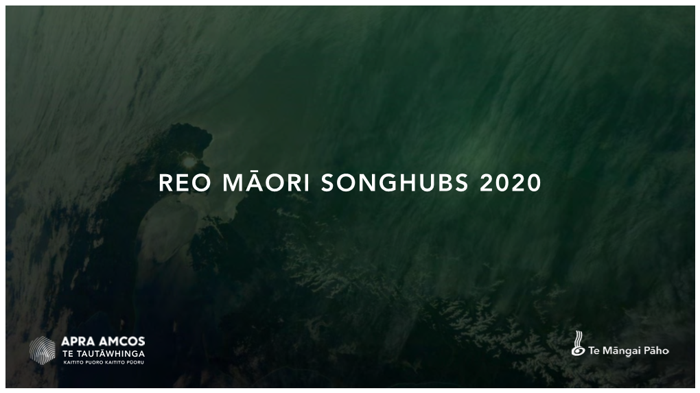 Reo Māori Songhubs Participants 2020 (11 Nov)