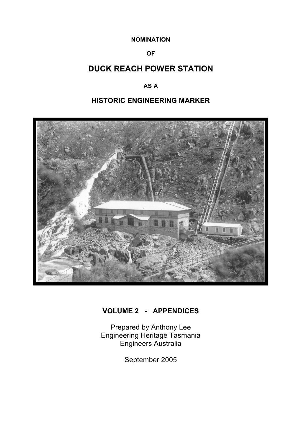 Duck Reach Power Station