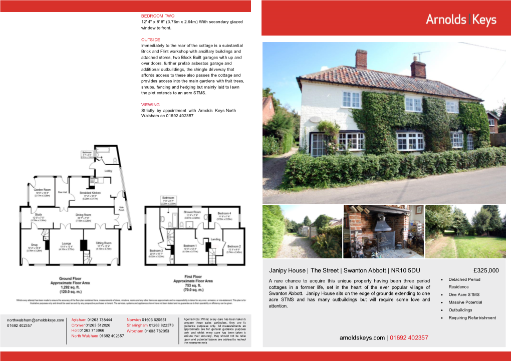 Swanton Abbott | NR10 5DU £325,000