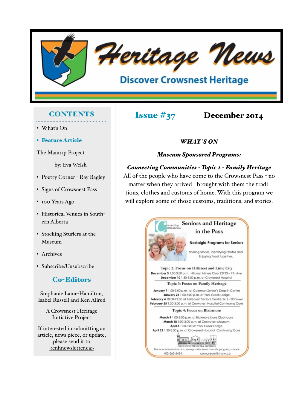 December 2014 • What’S On� !