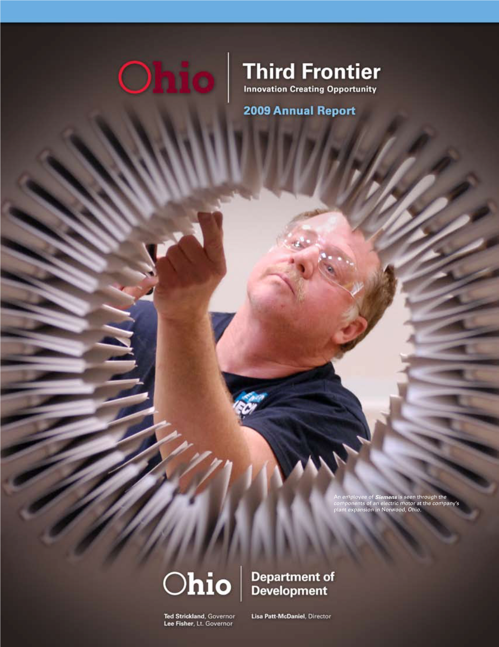 An Employee of Siemens Is Seen Through the Components of an Electric Motor at the Company’S Plant Expansion in Norwood, Ohio