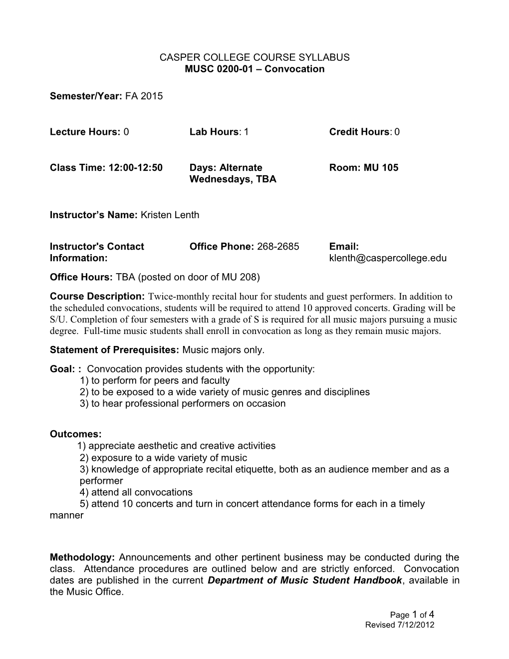 Casper College Course Syllabus s3