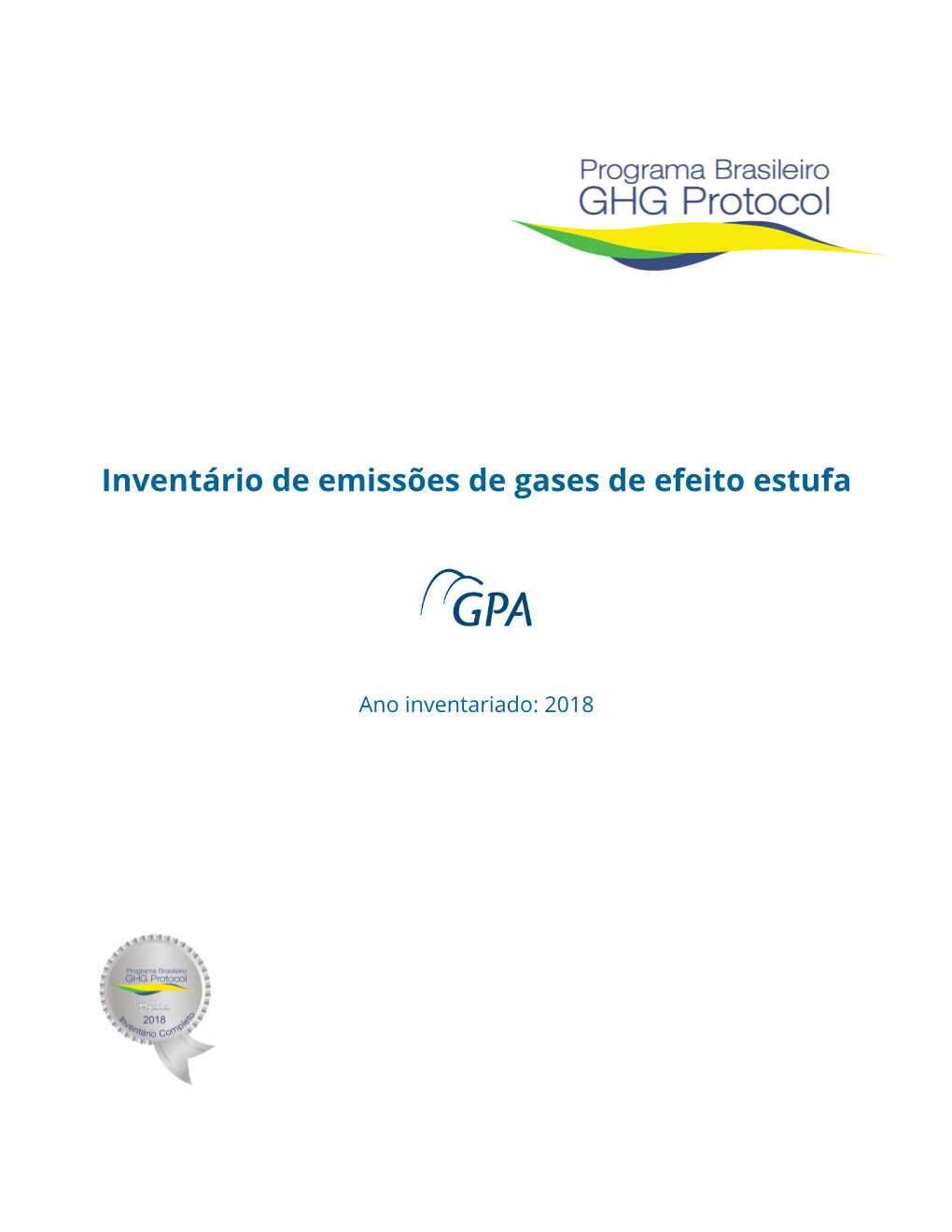 Inventário De Emissões De Gases De Efeito Estufa