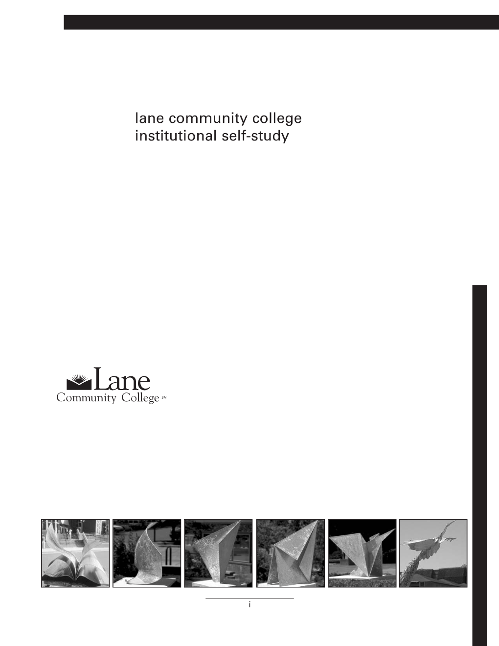 Lane Community College Institutional Self-Study