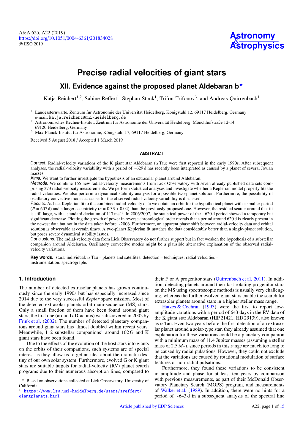 Precise Radial Velocities of Giant Stars XII