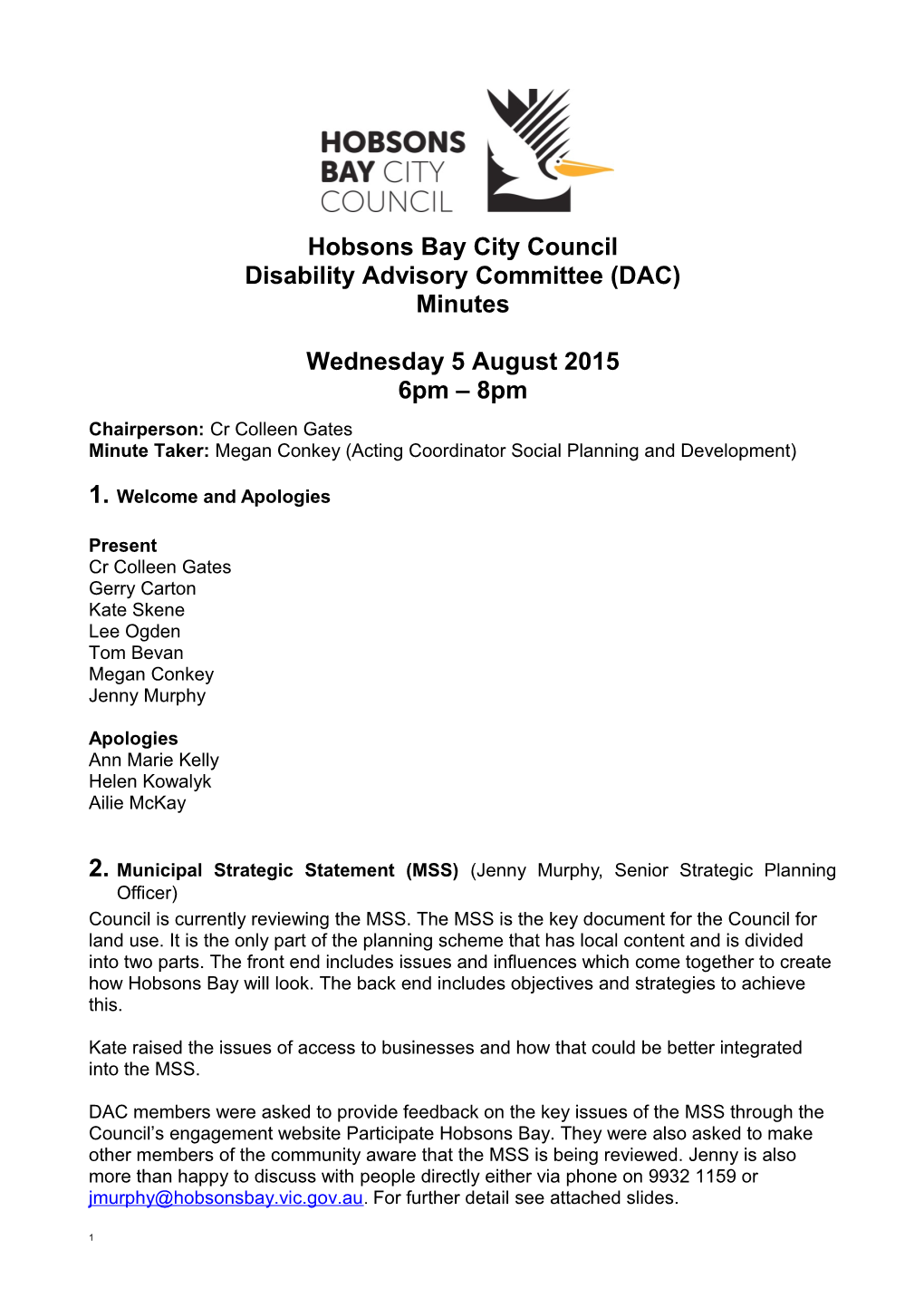 Hobsons Bay City Council s1