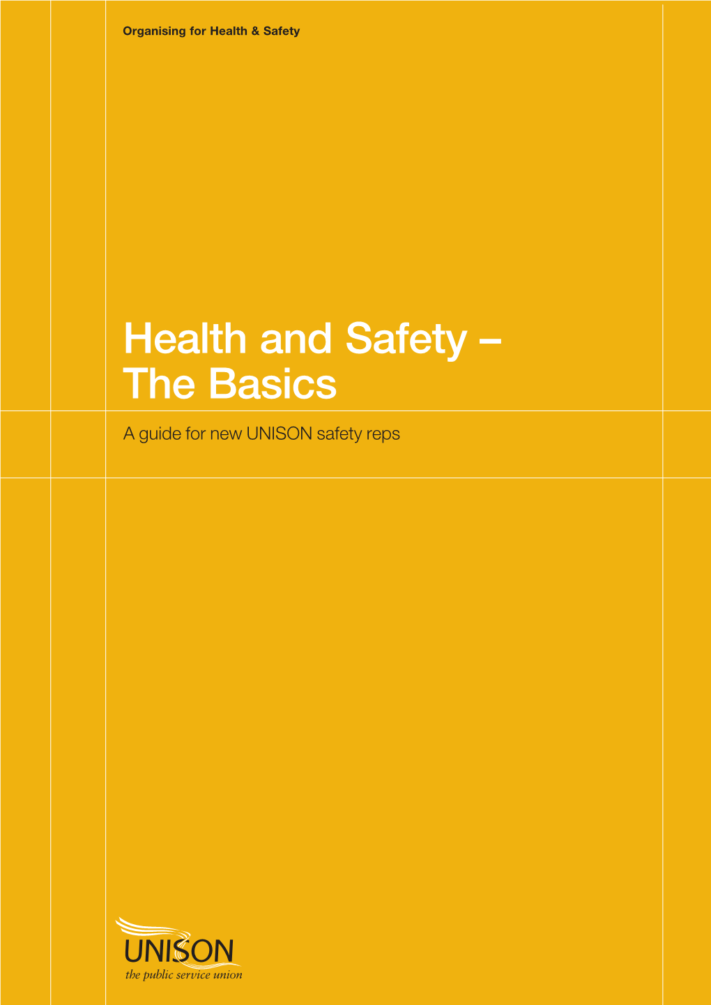 Health and Safety – the Basics a Guide for New UNISON Safety Reps UNISON’S Health and Safety Reps Guide