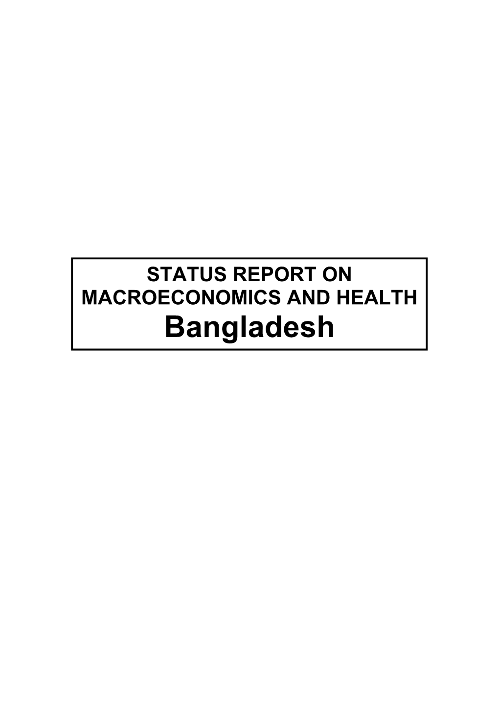 Country Paper Bangladesh
