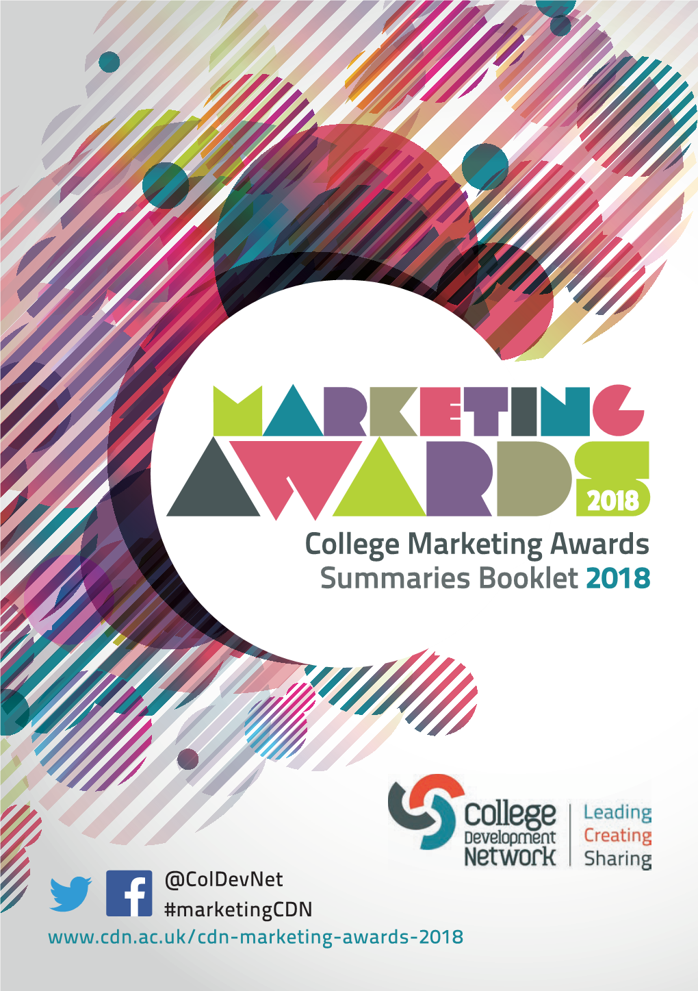 College Marketing Awards Summaries Booklet 2018