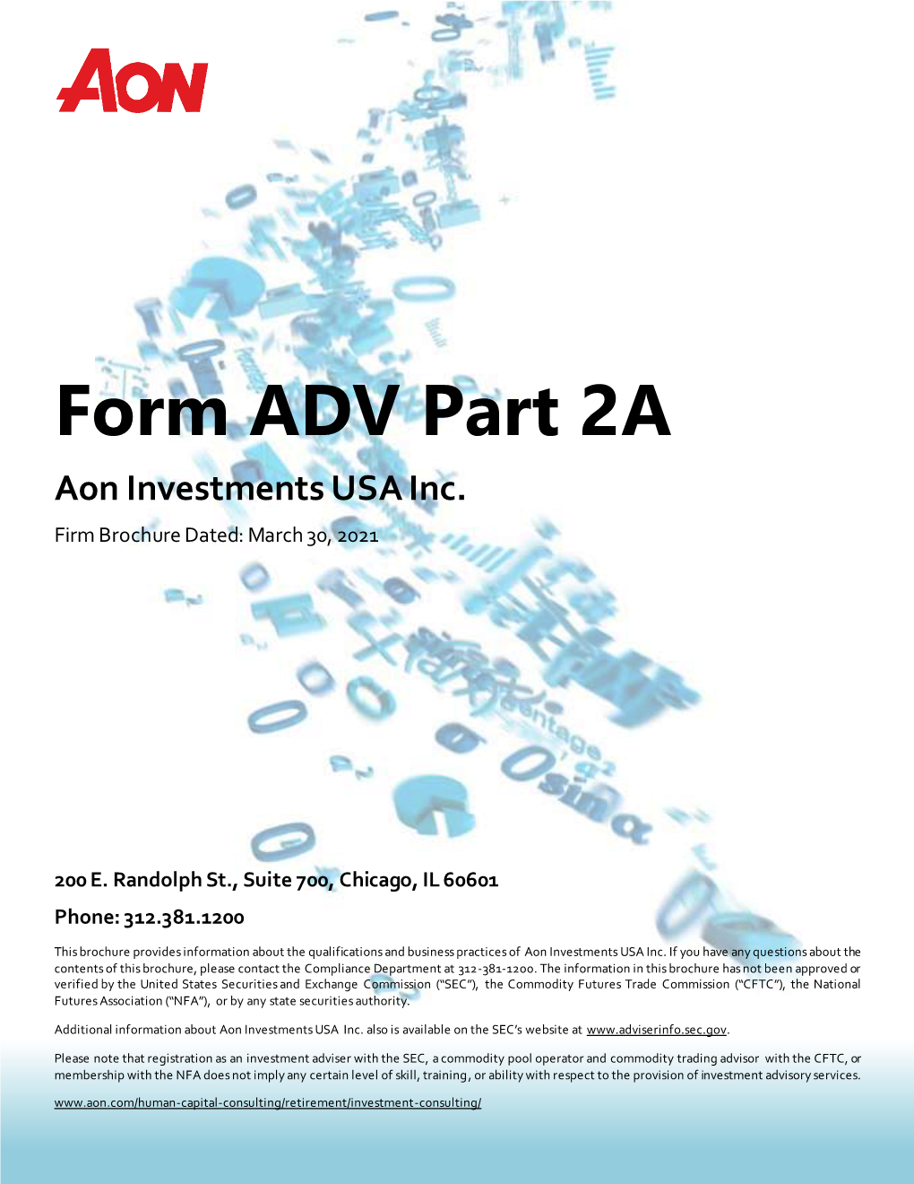 Form ADV Part 2A Aon Investments USA Inc