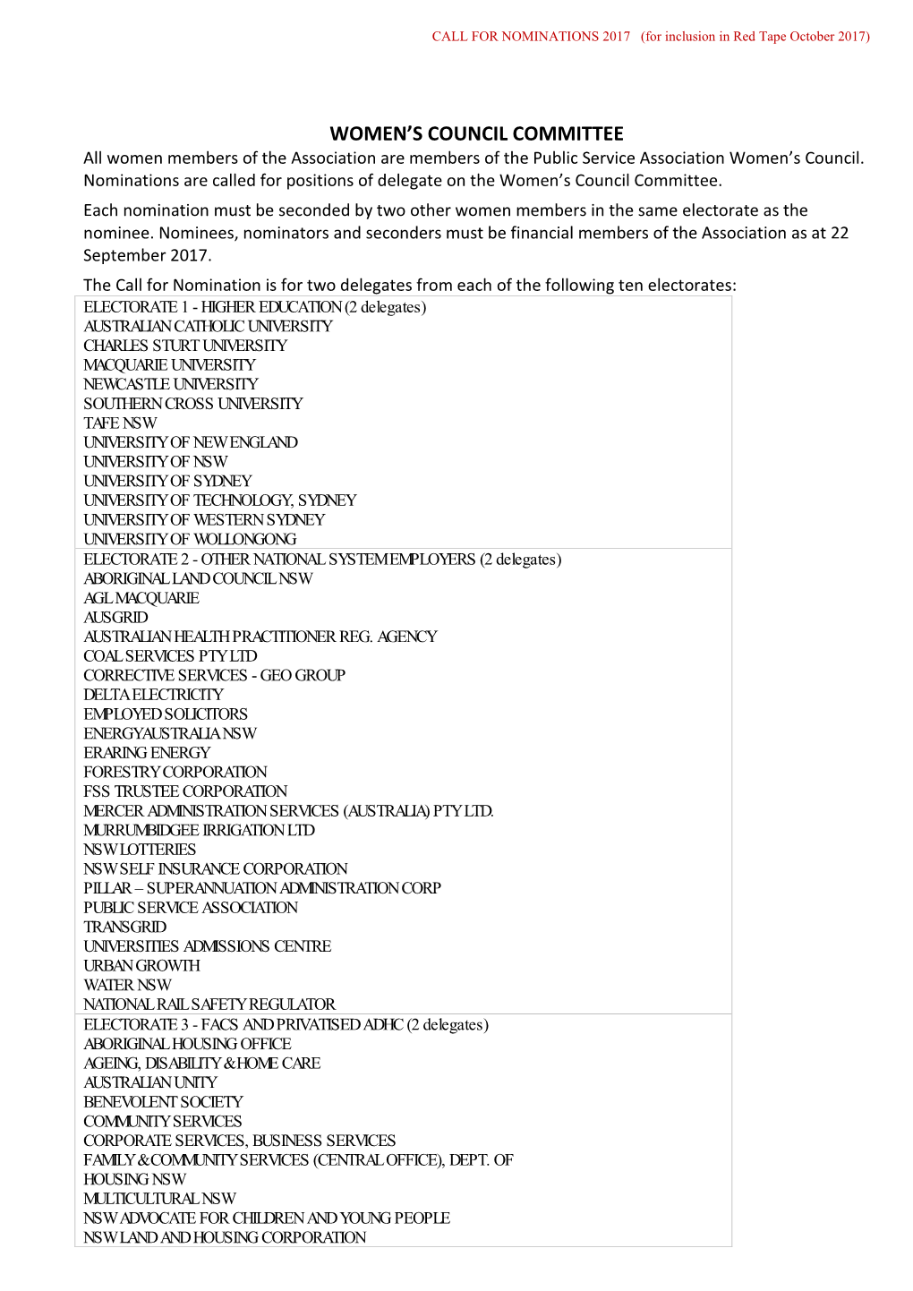 Prison Officers (Vocational Branch)