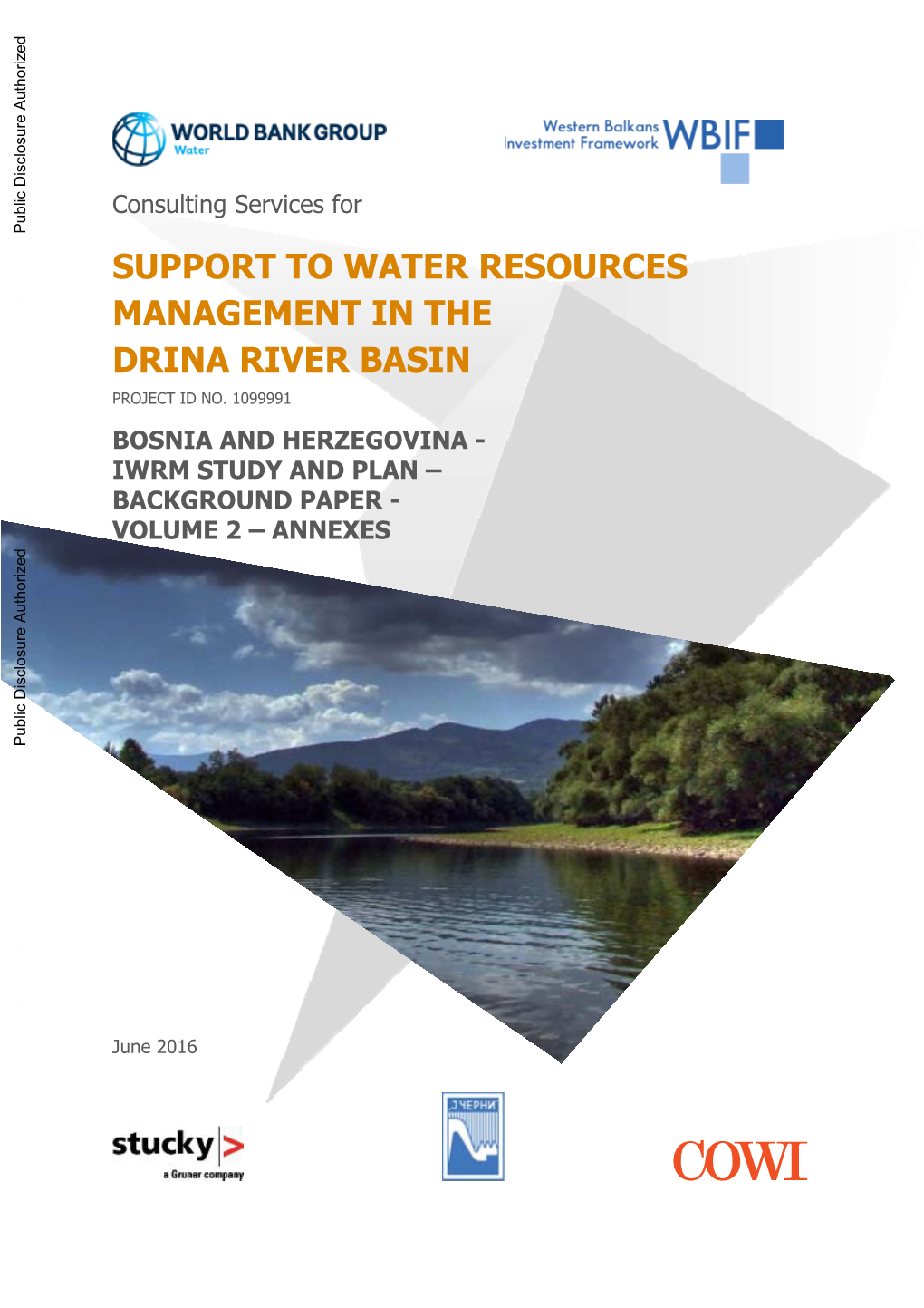 Support to Water Resources Management in the Drina River Basin Project Id No