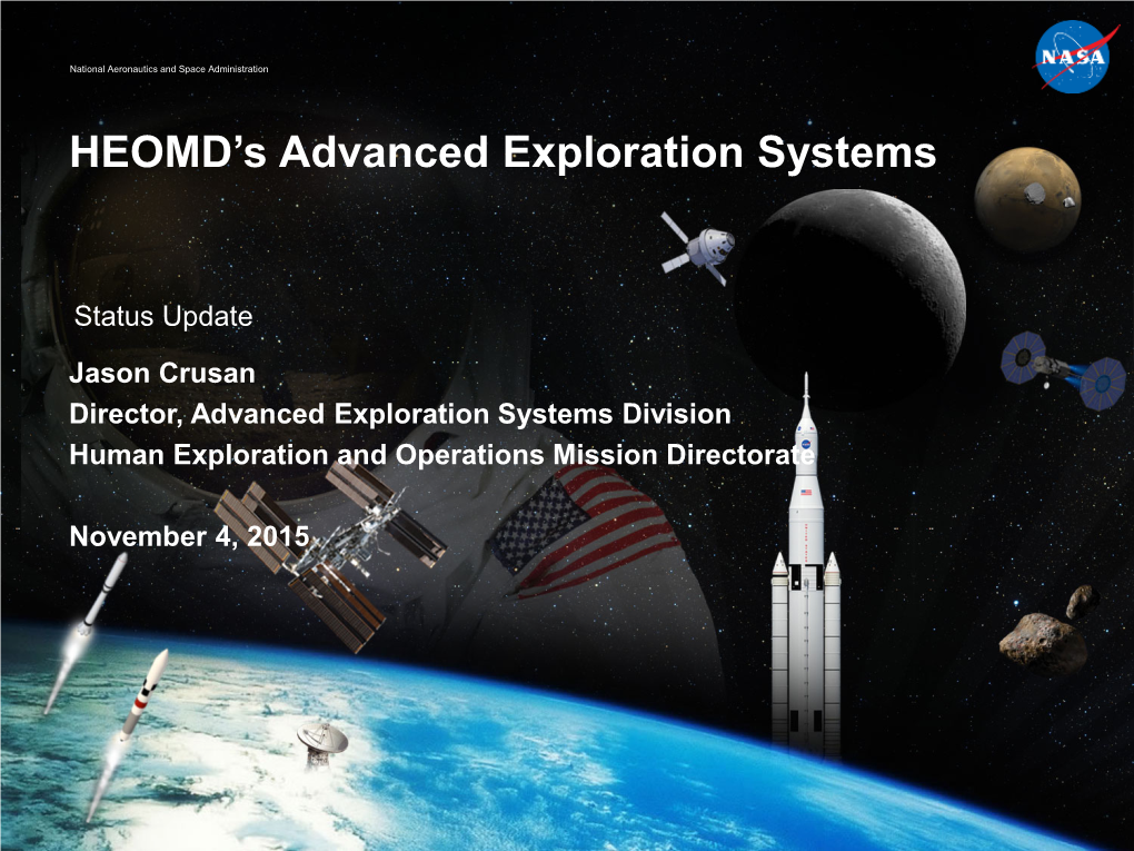 HEOMD's Advanced Exploration Systems