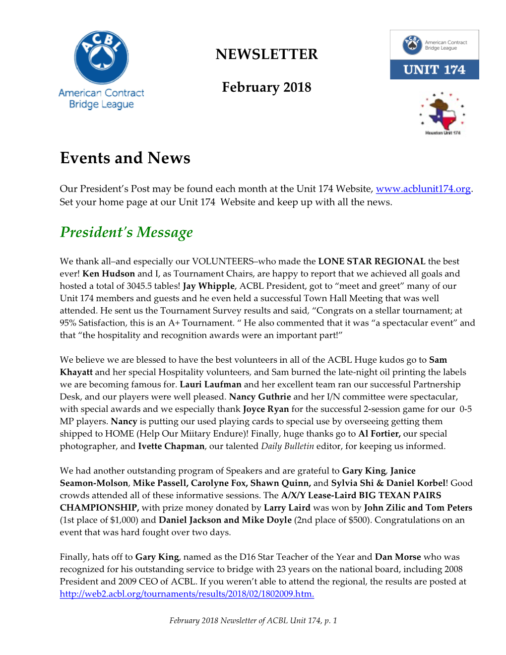 Events and News