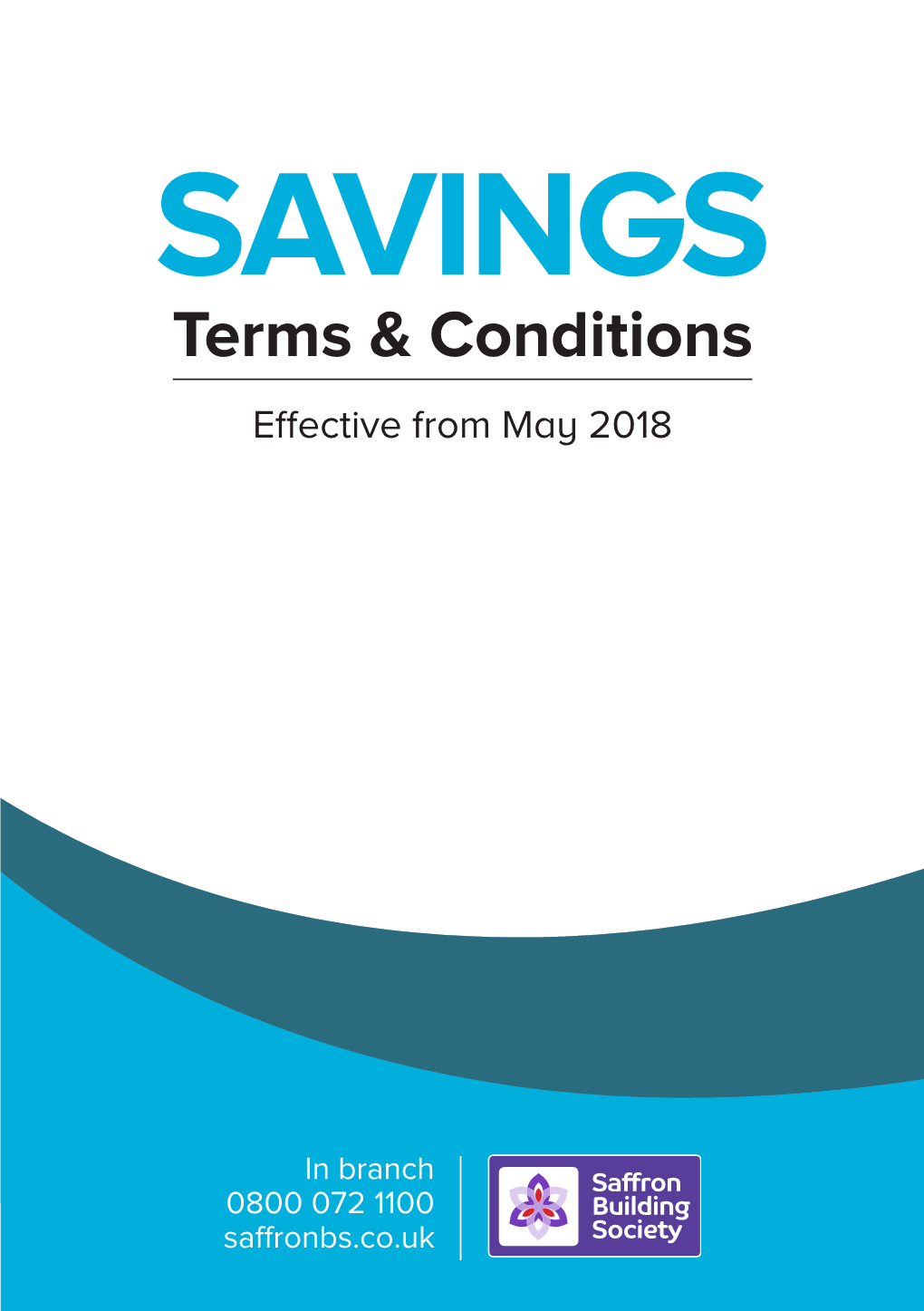 Savings Terms and Conditions’