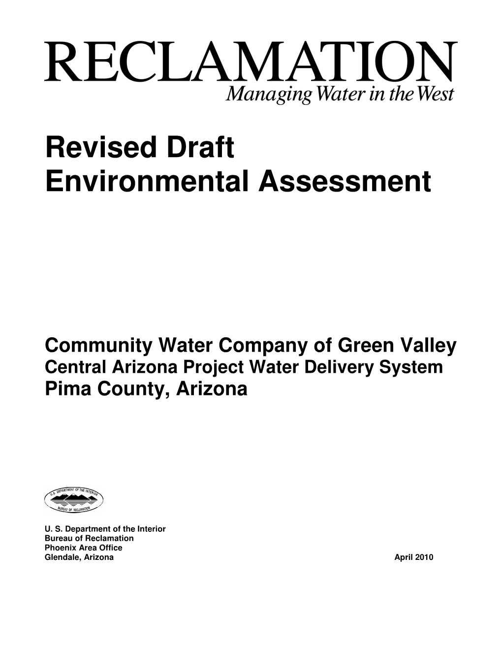 Revised Draft Environmental Assessment