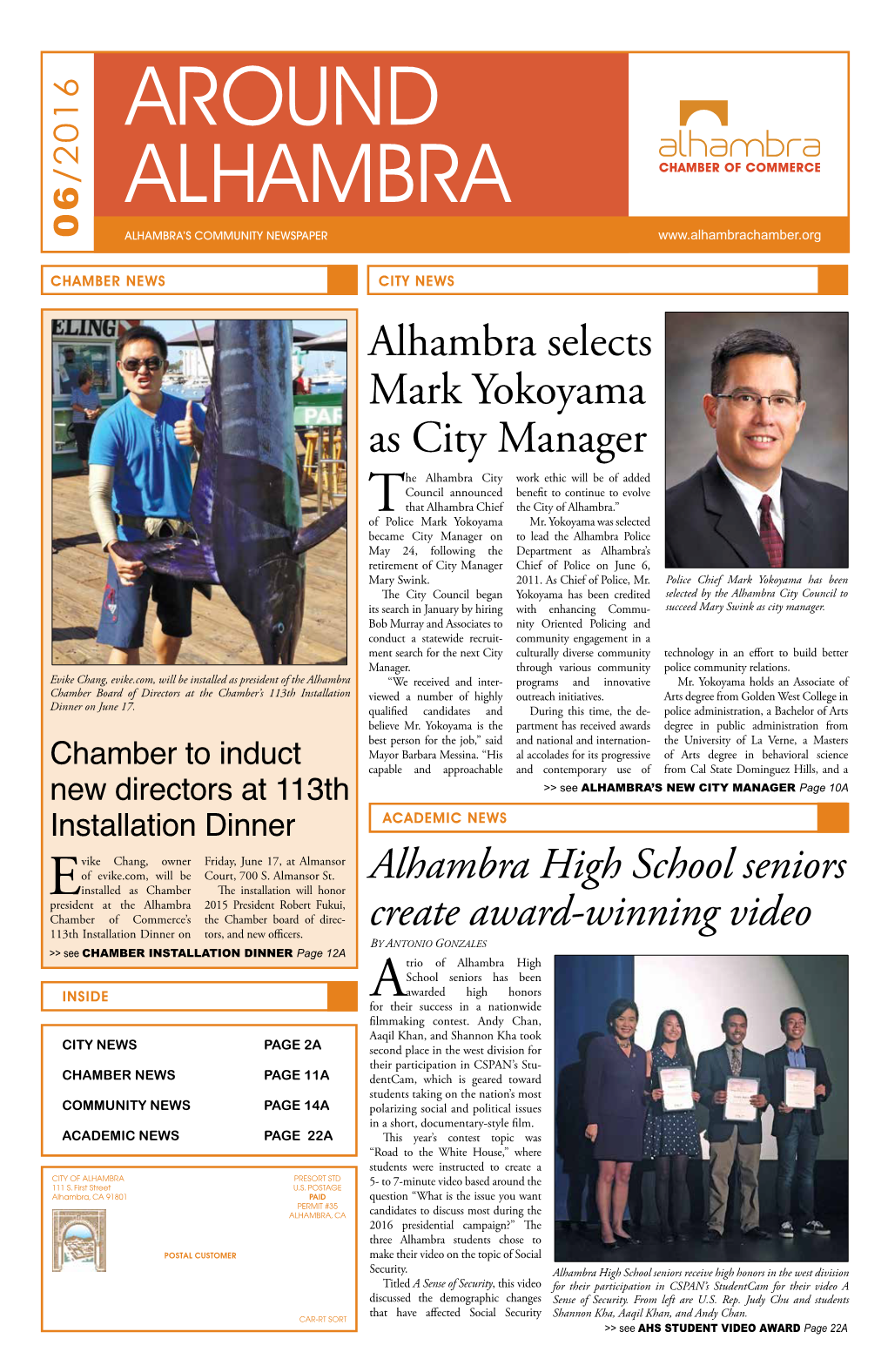 Alhambra Selects Mark Yokoyama As City Manager