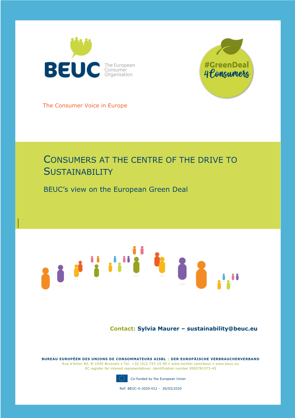 BEUC's View on the European Green Deal