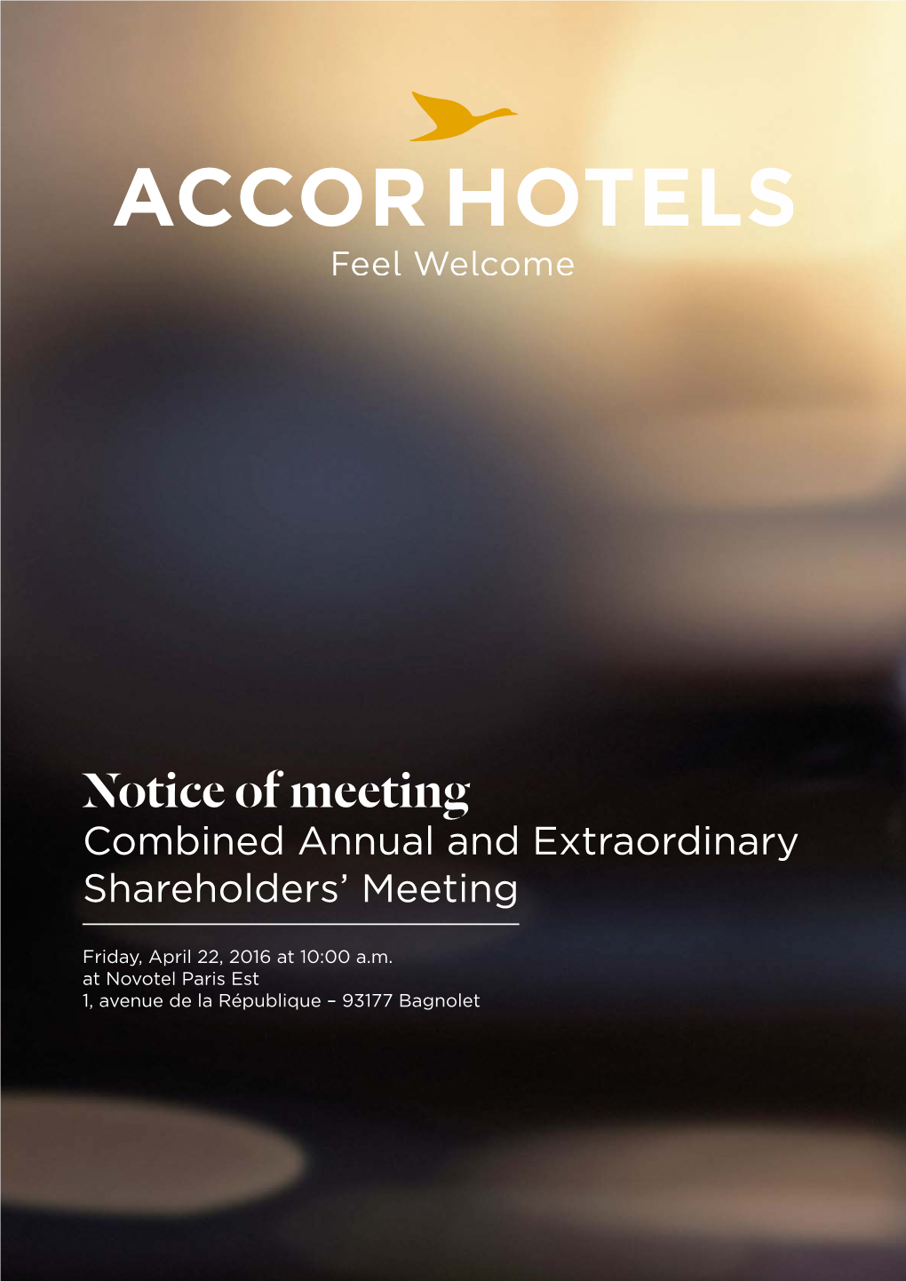 Notice of Meeting Combined Annual and Extraordinary Shareholders’ Meeting