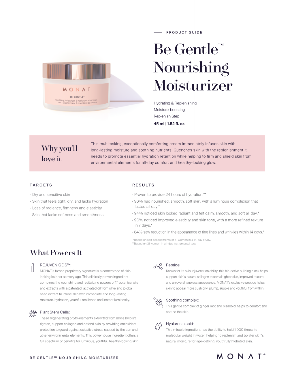 Be Gentle™ Nourishing Moisturizer