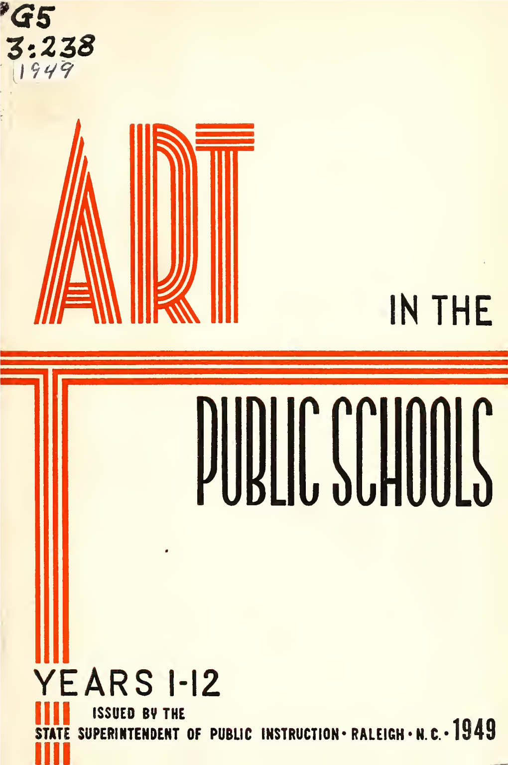 Art in the Public Schools, Year I-XII, 1942