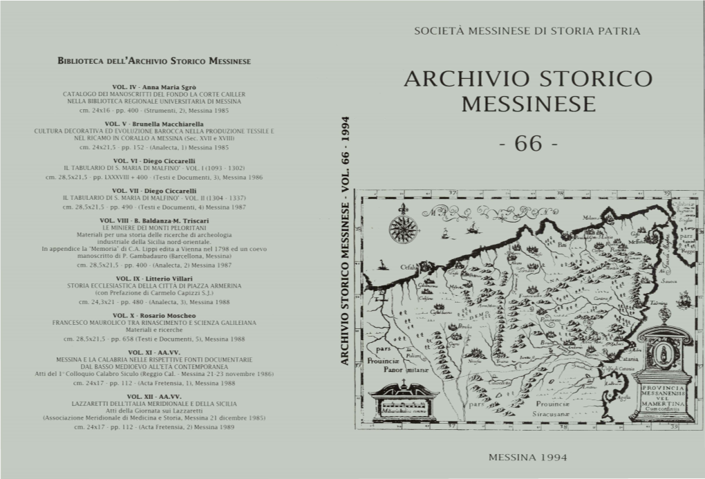 Archivio Storico Messinese 66