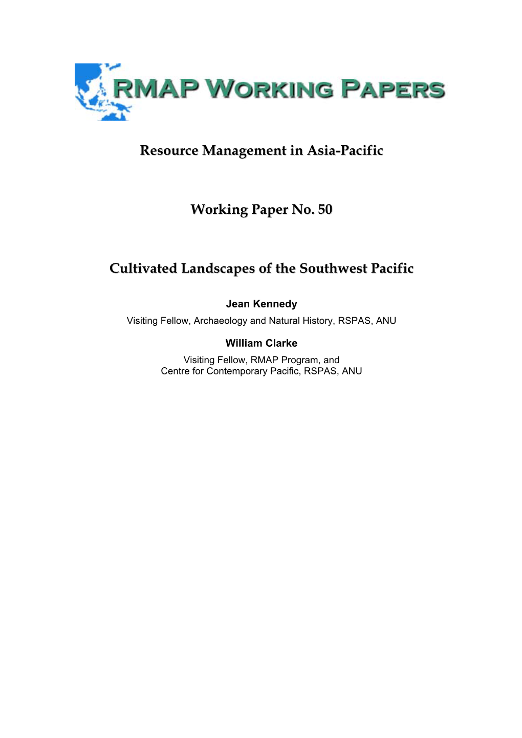 Resource Management in Asia-Pacific