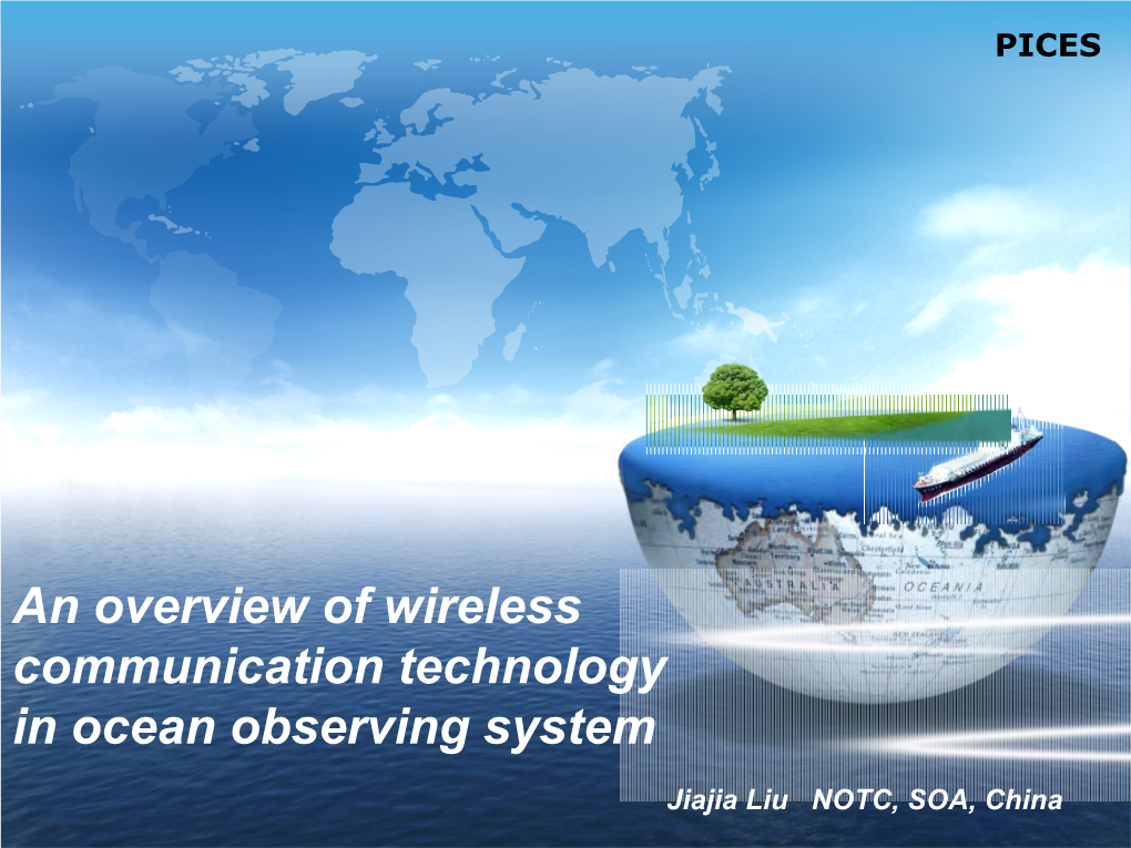 An Overview of Wireless Communication Technology in Ocean Observing System