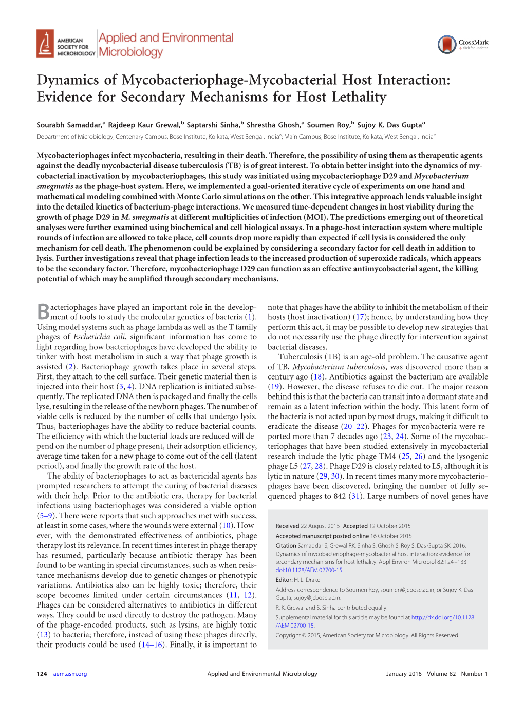 Evidence for Secondary Mechanisms for Host Lethality