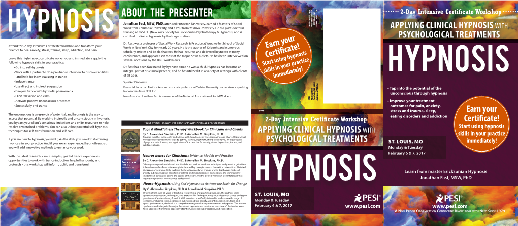 Applying Clinical Hypnosis