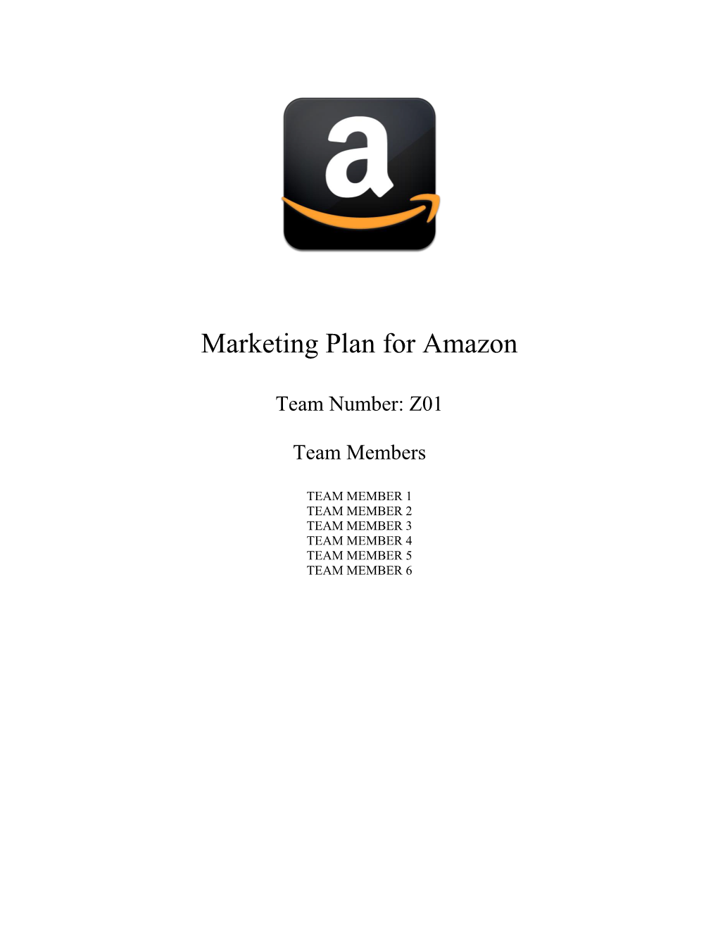 Marketing Plan for Amazon