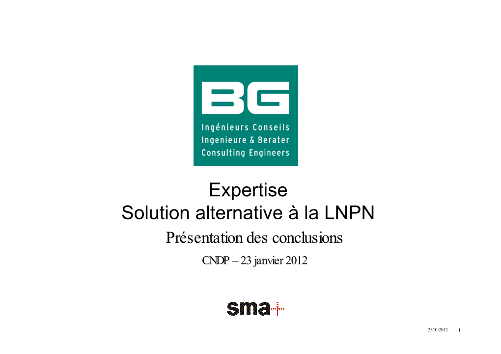 Expertise Solution Alternative À La LNPN