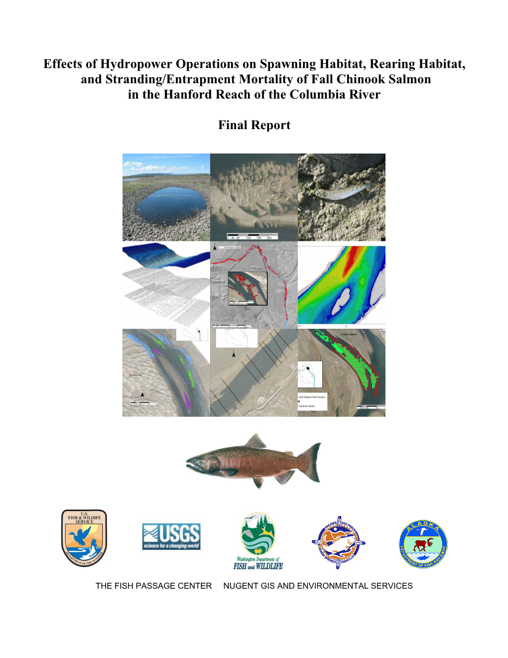 Effects of Hydropower Operations on Spawning Habitat, Rearing Habitat, and Stranding/Entrapment Morta Lity of Fall Chinook Salmon