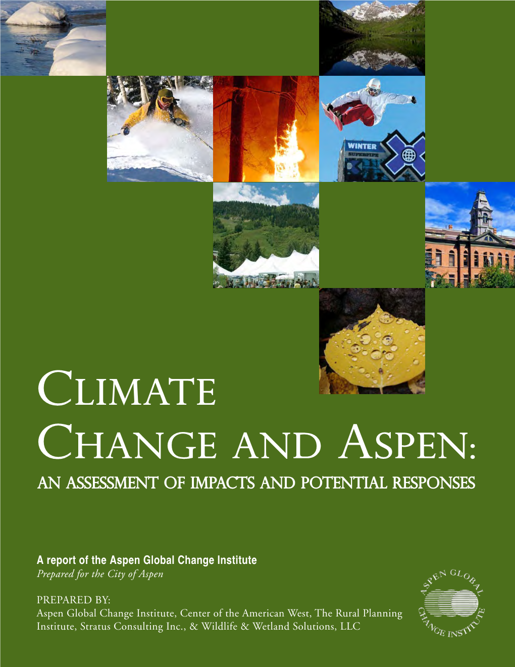 Climate Change and Aspen: an Assessment of Impacts and Potential Responses