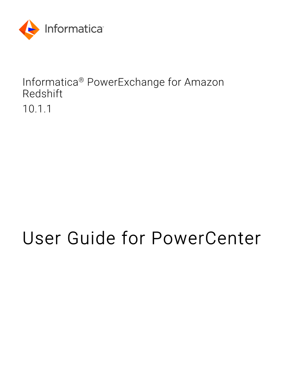 Informatica Powerexchange for Amazon Redshift