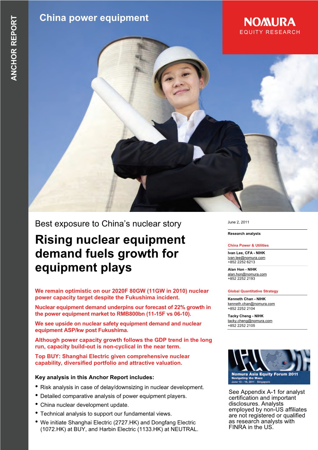 Rising Nuclear Equipment Demand Fuels Growth for Equipment Plays